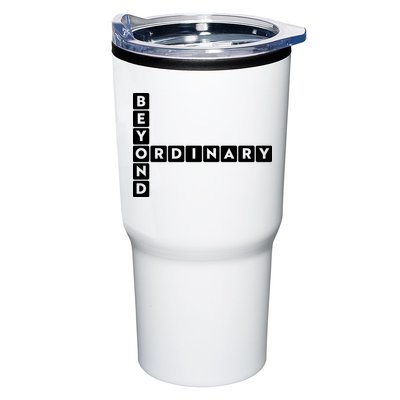 Beyond Ordinary Word Game Style Tumbler