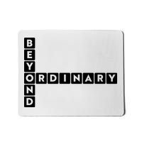 Beyond Ordinary Word Game Style Mousepad