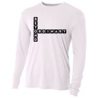 Beyond Ordinary Word Game Style Cooling Performance Long Sleeve Crew