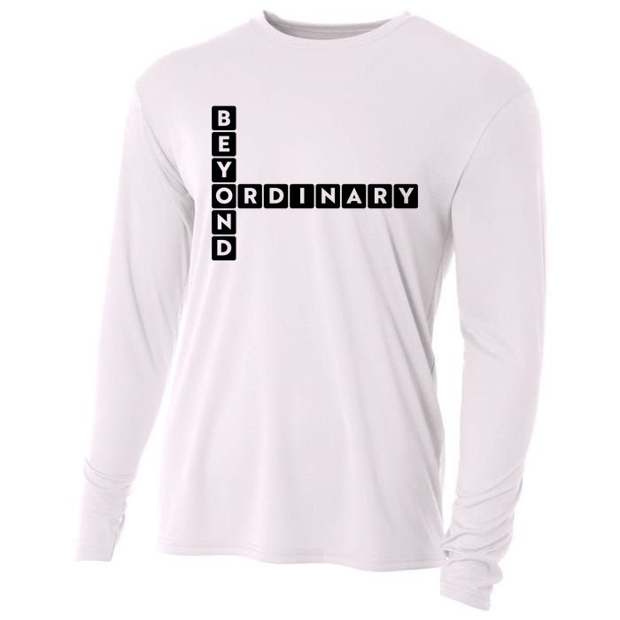 Beyond Ordinary Word Game Style Cooling Performance Long Sleeve Crew