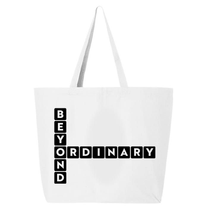 Beyond Ordinary Word Game Style 25L Jumbo Tote