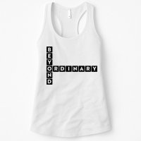 Beyond Ordinary Word Game Style Womens Tank Top