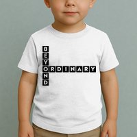 Beyond Ordinary Word Game Style Toddler T-Shirt