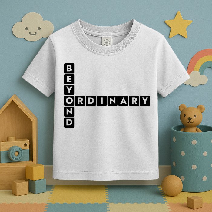 Beyond Ordinary Word Game Style Toddler T-Shirt