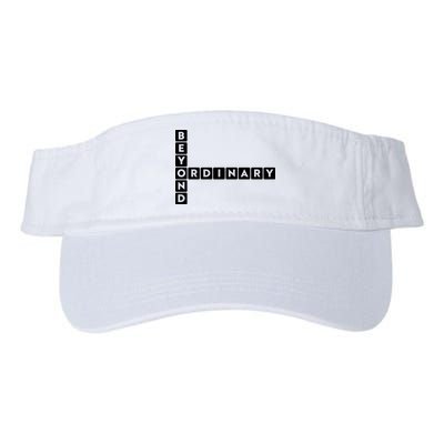 Beyond Ordinary Word Game Style Visor