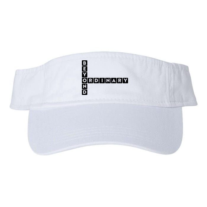 Beyond Ordinary Word Game Style Visor