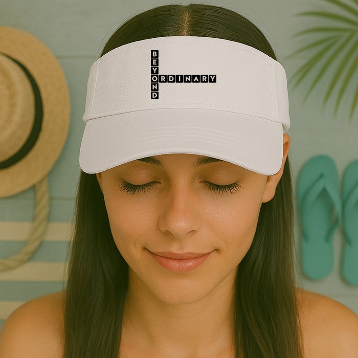 Beyond Ordinary Word Game Style Visor