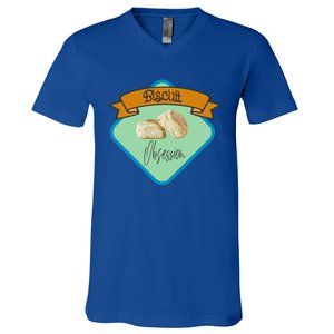 Biscuit Obsession With Buttermilk Biscuits Gift V-Neck T-Shirt