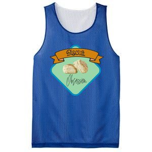 Biscuit Obsession With Buttermilk Biscuits Gift Mesh Reversible Basketball Jersey Tank