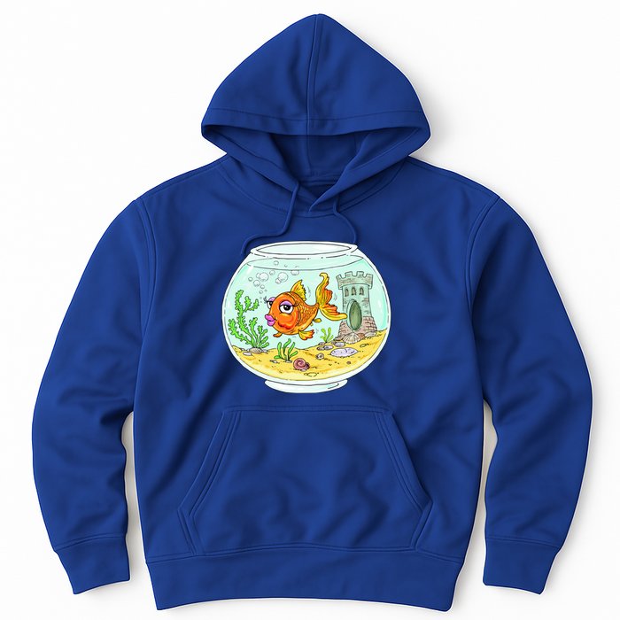 Bowl with Goldfish Cartoon Hoodie