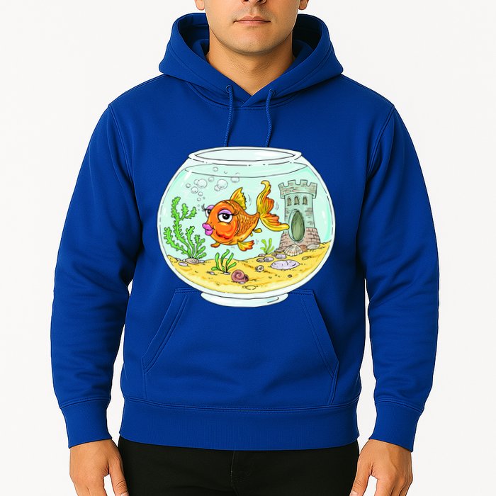 Bowl with Goldfish Cartoon Hoodie