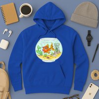 Bowl with Goldfish Cartoon Hoodie