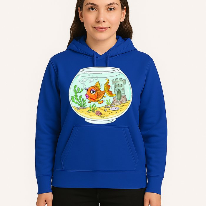Bowl with Goldfish Cartoon Hoodie