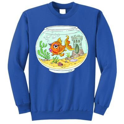 Bowl with Goldfish Cartoon Sweatshirt