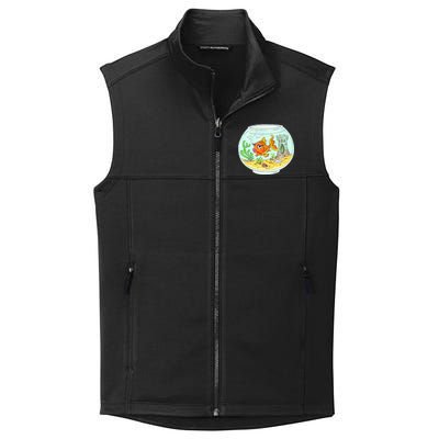 Bowl with Goldfish Cartoon Collective Smooth Fleece Vest