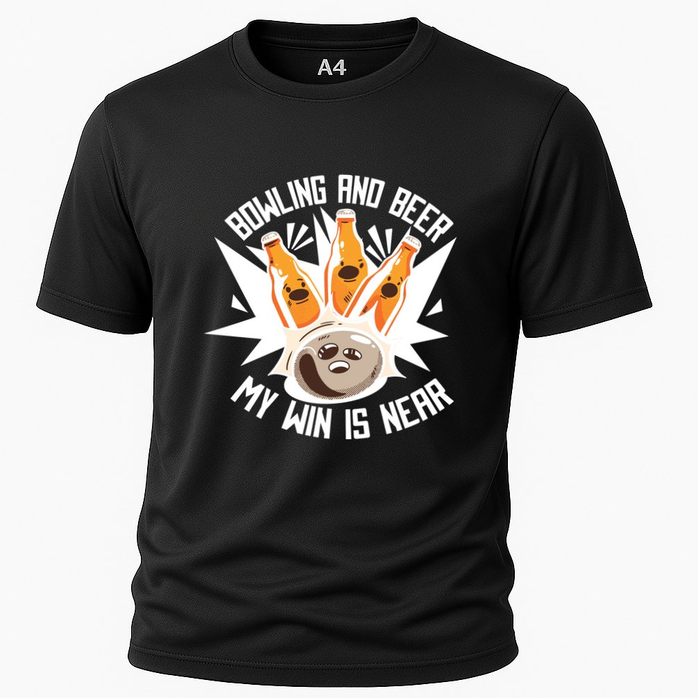Bowling And Beer Performance Shirt
