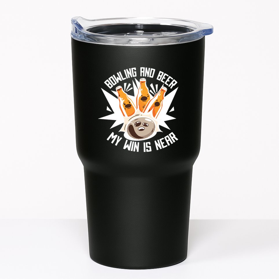 Bowling And Beer Tumbler