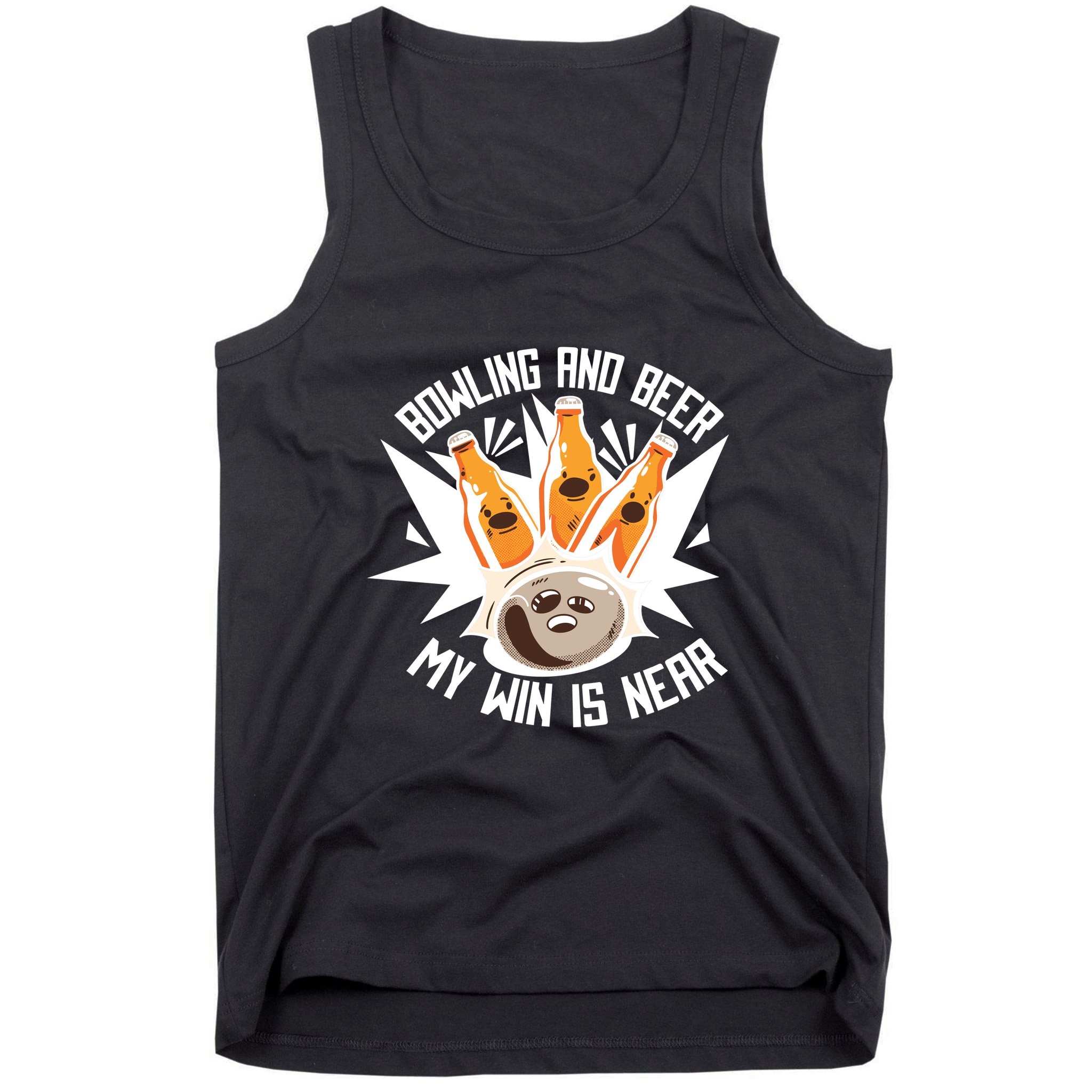 Bowling And Beer Tank Top