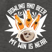 Bowling And Beer Vector Backpack