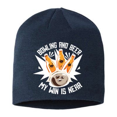 Bowling And Beer Sustainable Beanie