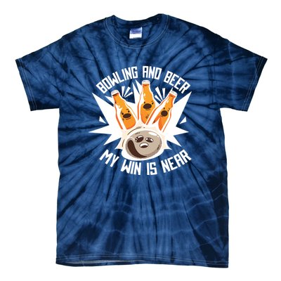 Bowling And Beer Tie-Dye T-Shirt