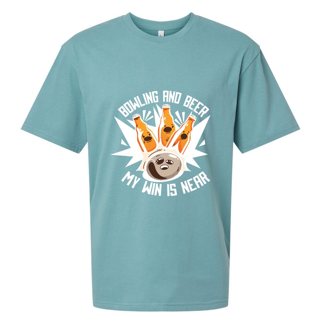 Bowling And Beer Sueded Cloud Jersey T-Shirt