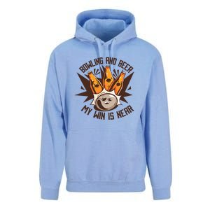 Bowling And Beer Unisex Surf Hoodie