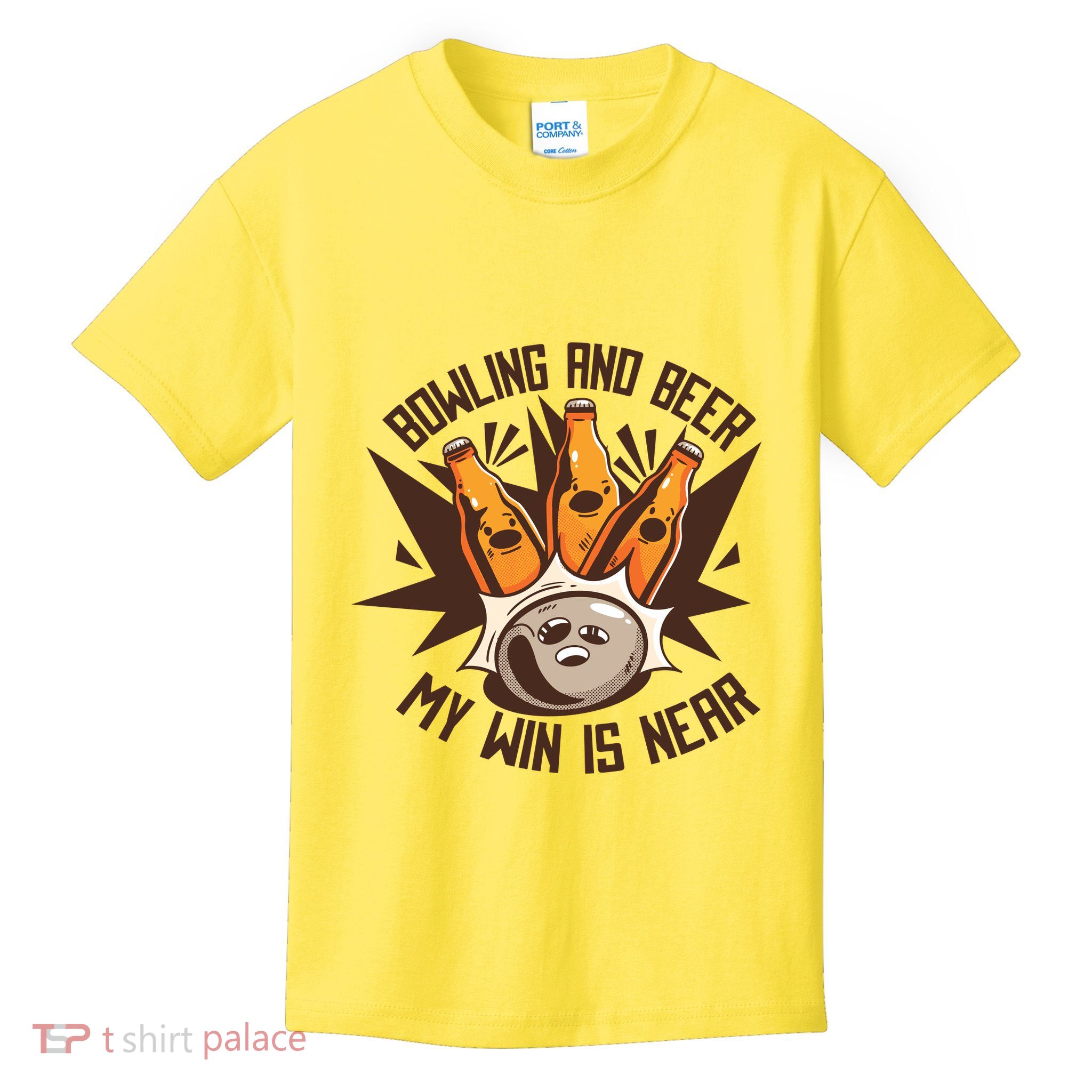 Bowling And Beer Kids T-Shirt