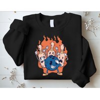 Bowling Ball And Pins Dabbing Sweatshirt