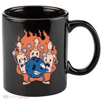 Bowling Ball And Pins Dabbing 11oz C Handle Ceramic Mug