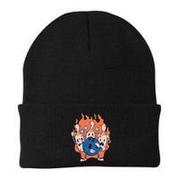Bowling Ball And Pins Dabbing Beanie