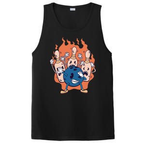 Bowling Ball And Pins Dabbing PosiCharge Competitor Tank