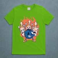 Bowling Ball And Pins Dabbing T-Shirt