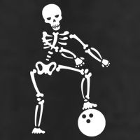 Bowling Ball Floss like A Boss Skeleton Garment-Dyed Fleece Hoodie