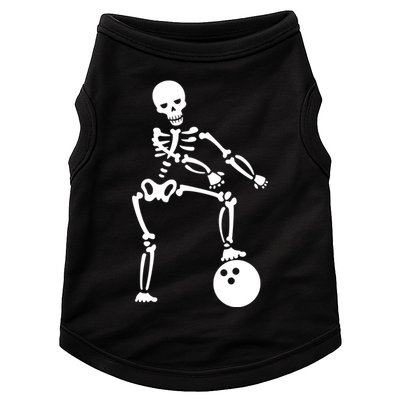 Bowling Ball Floss like A Boss Skeleton Doggie Tank
