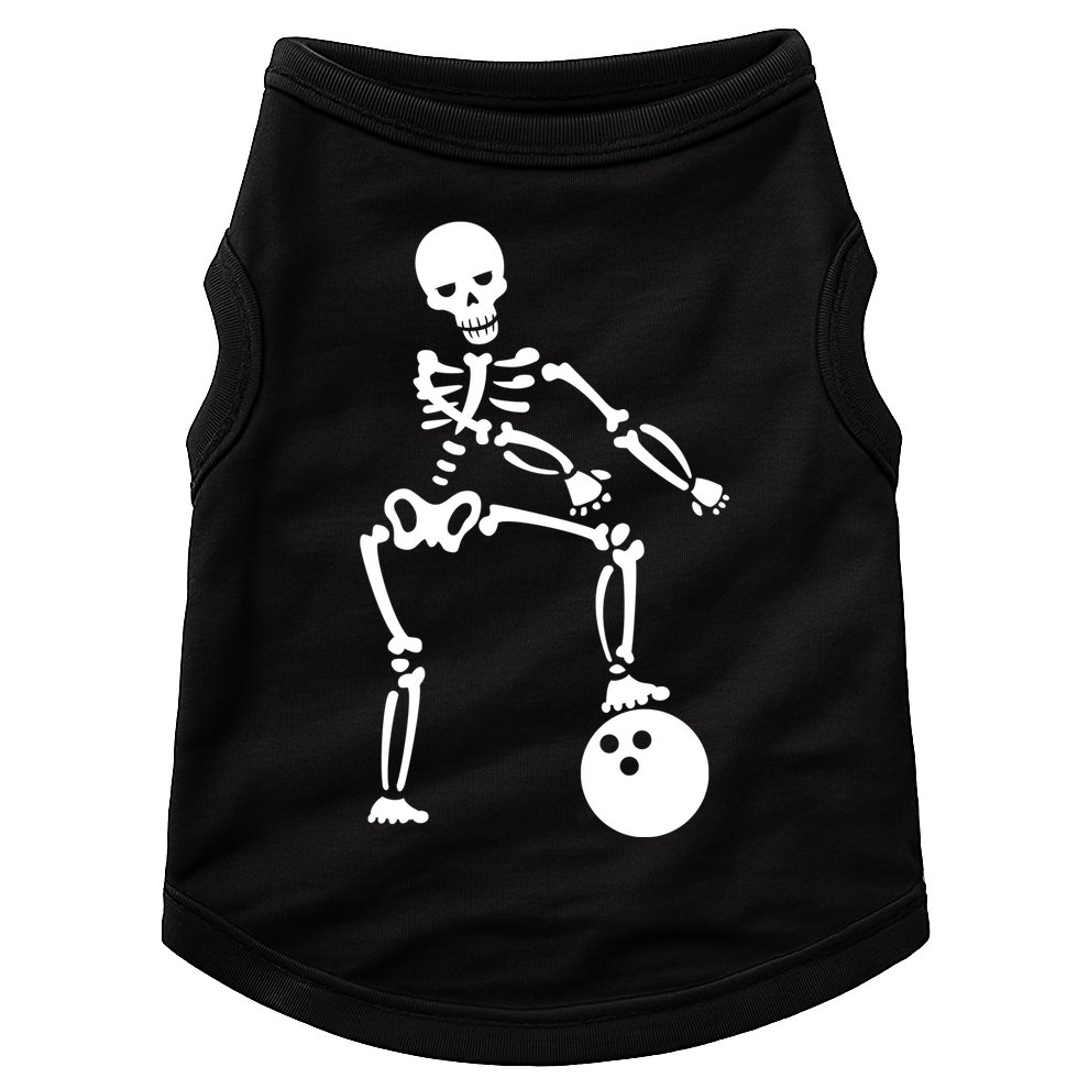 Bowling Ball Floss like A Boss Skeleton Doggie Tank