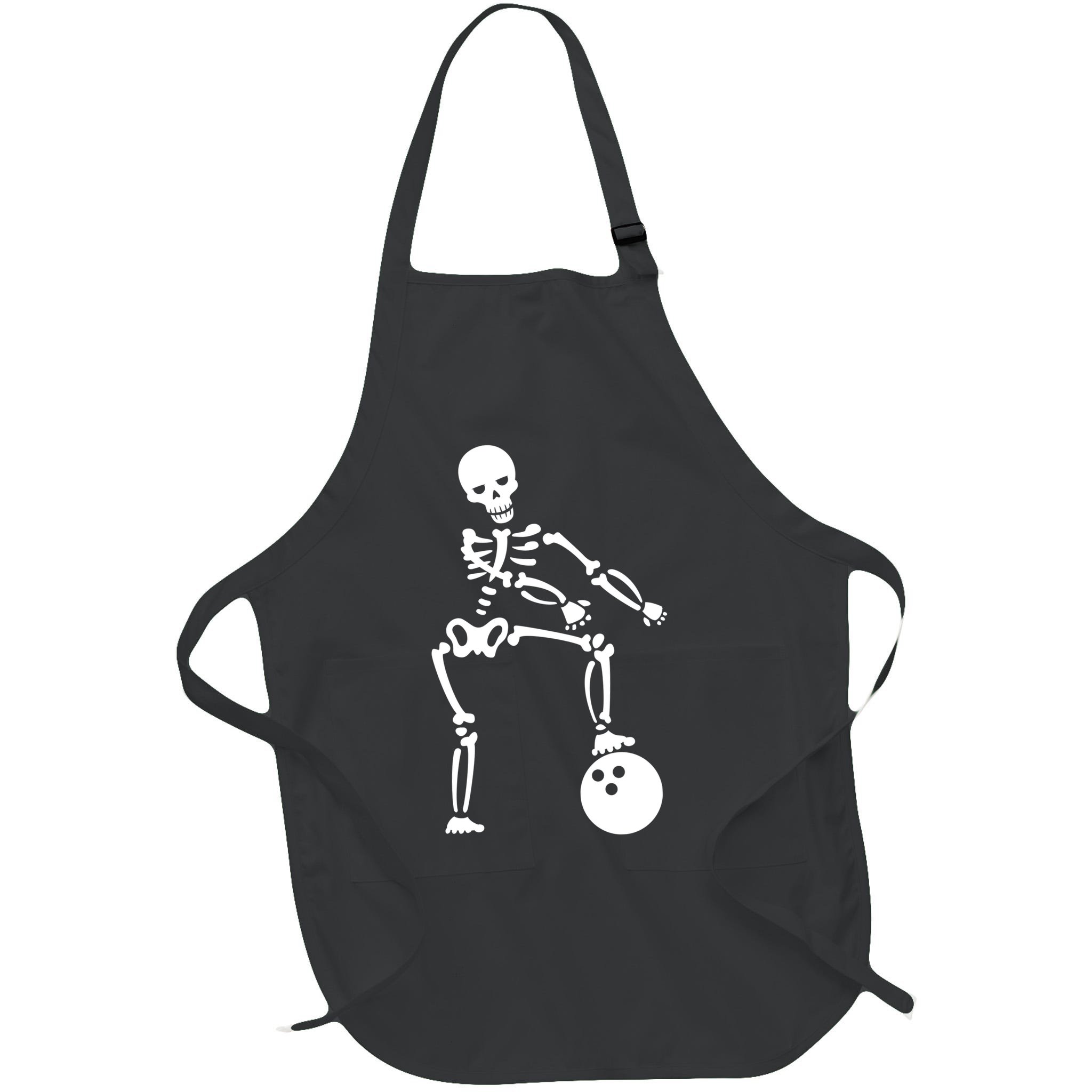 Bowling Ball Floss like A Boss Skeleton Apron