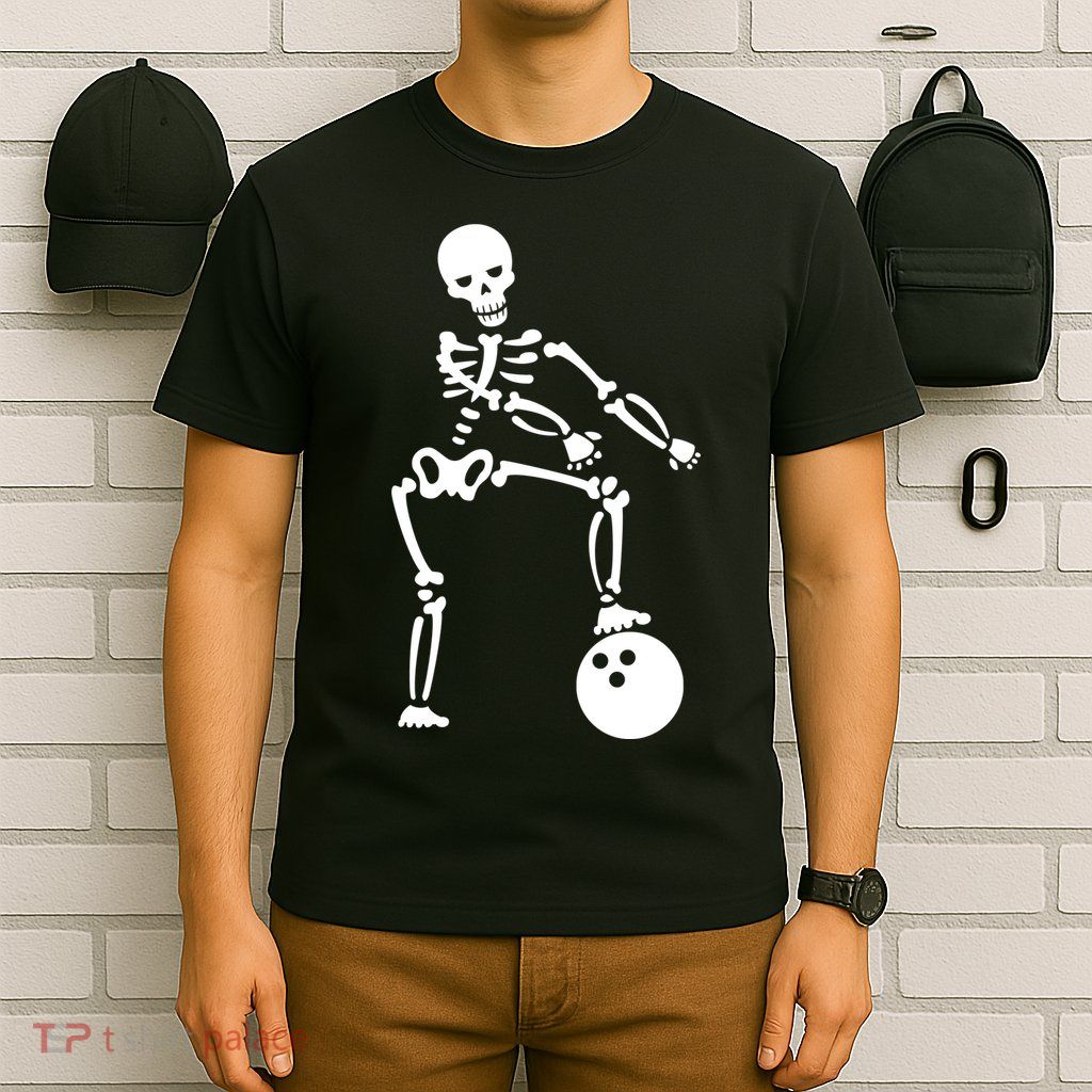 Bowling Ball Floss like A Boss Skeleton T-Shirt