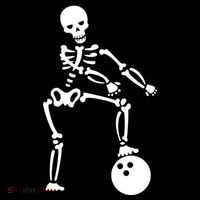 Bowling Ball Floss like A Boss Skeleton T-Shirt