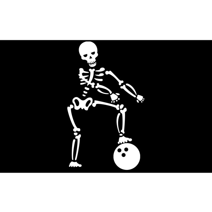 Bowling Ball Floss like A Boss Skeleton Bumper Sticker