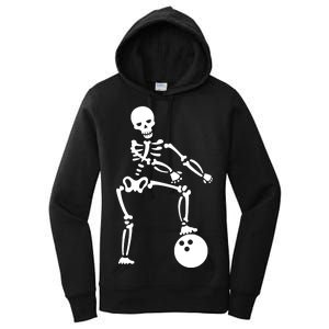 Bowling Ball Floss like A Boss Skeleton Women's Pullover Hoodie