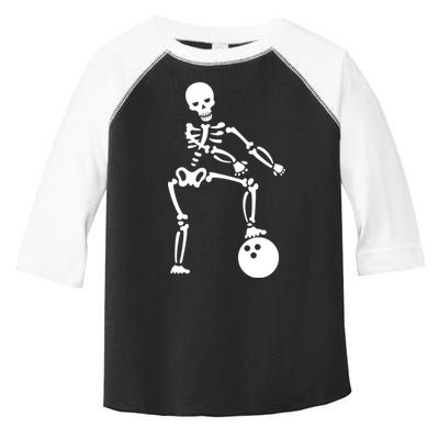Bowling Ball Floss like A Boss Skeleton Toddler Fine Jersey T-Shirt