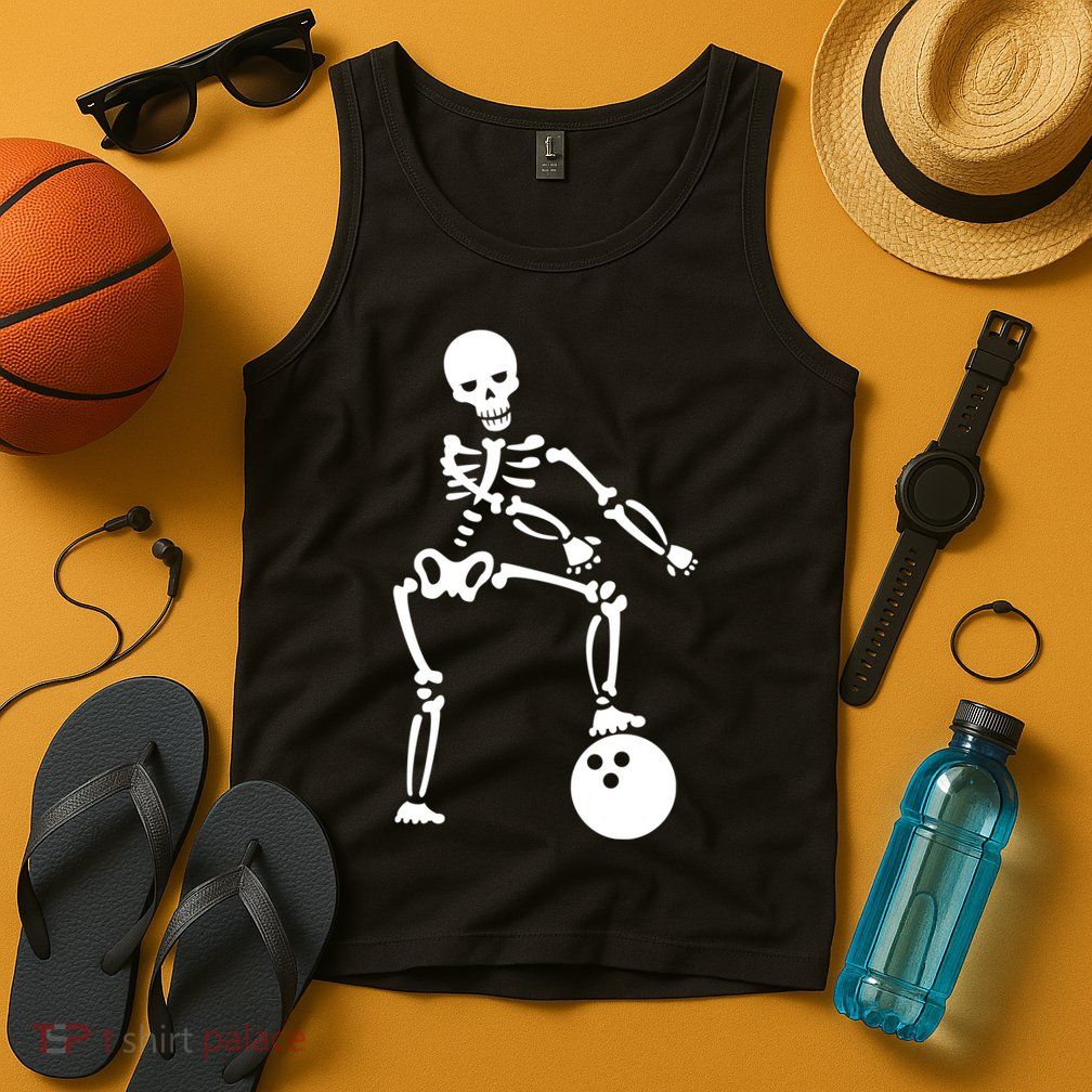 Bowling Ball Floss like A Boss Skeleton Tank Top