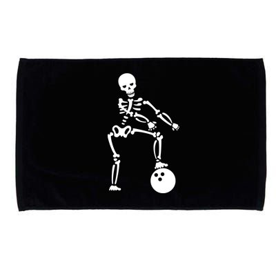 Bowling Ball Floss like A Boss Skeleton Microfiber Hand Towel