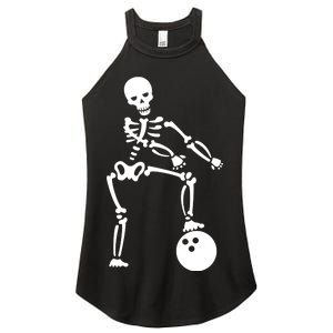 Bowling Ball Floss like A Boss Skeleton Women's Perfect Tri Rocker Tank