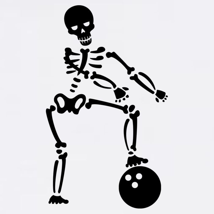 Bowling Ball Floss like A Boss Skeleton Garment-Dyed Sweatshirt