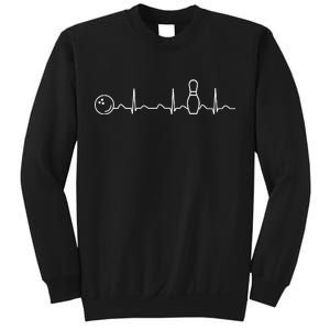 Bowling Lifeline Heartbeat Pulse Sweatshirt