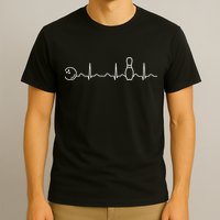 Bowling Lifeline Heartbeat Pulse T-Shirt