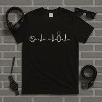 Bowling Lifeline Heartbeat Pulse T-Shirt
