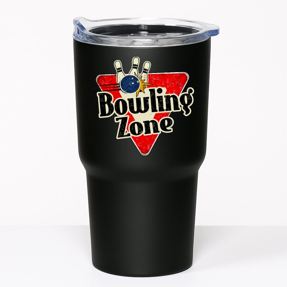 Bowling Zone Vintage Tumbler